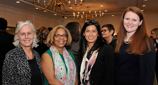 Serene Jones, Karol V. Mason, Laura Sparks and Women in Development President Brooke Bryant