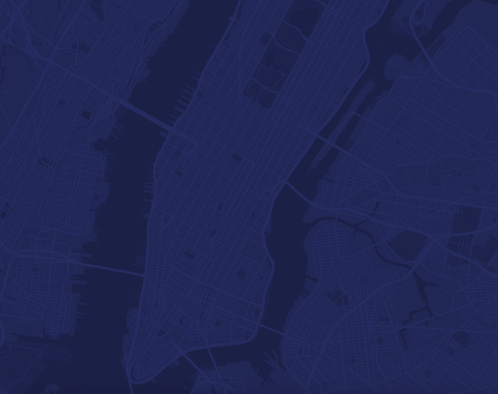 Blue Manhattan Map