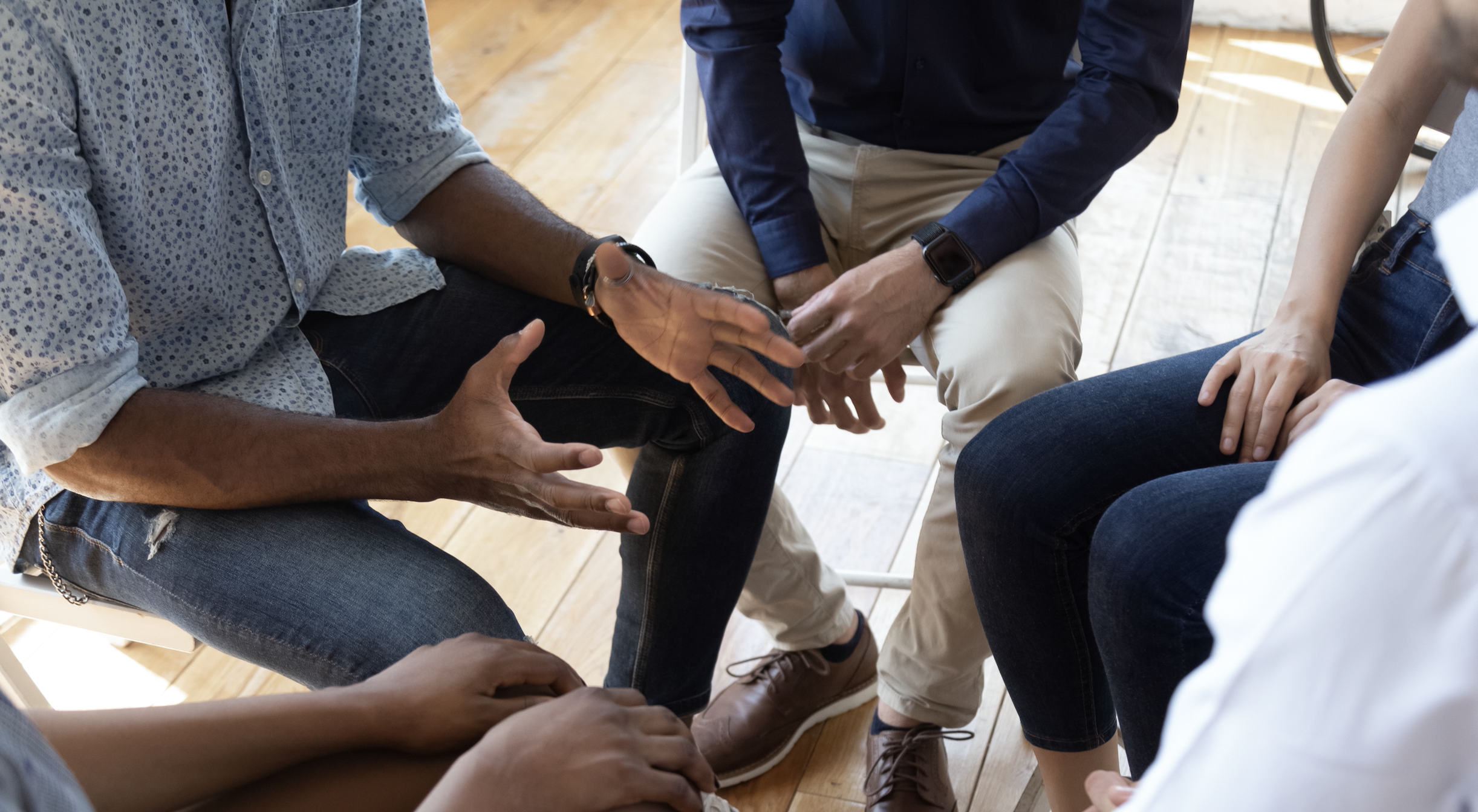 Image of a group therapy session