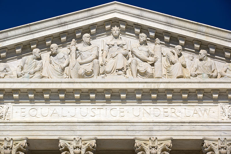 Supreme Court Building Ornate Frieze