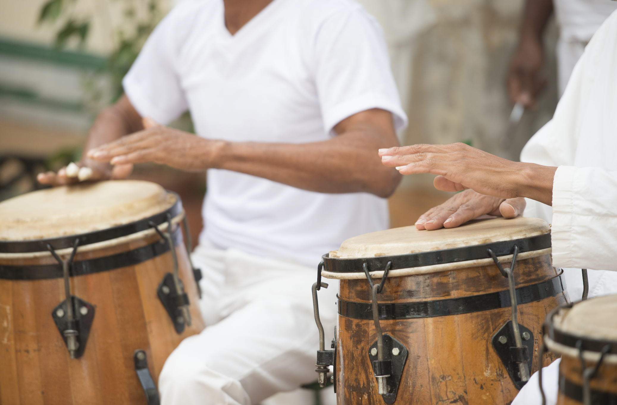 Image of people playing drums
