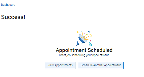Appointment Scheuduled Image