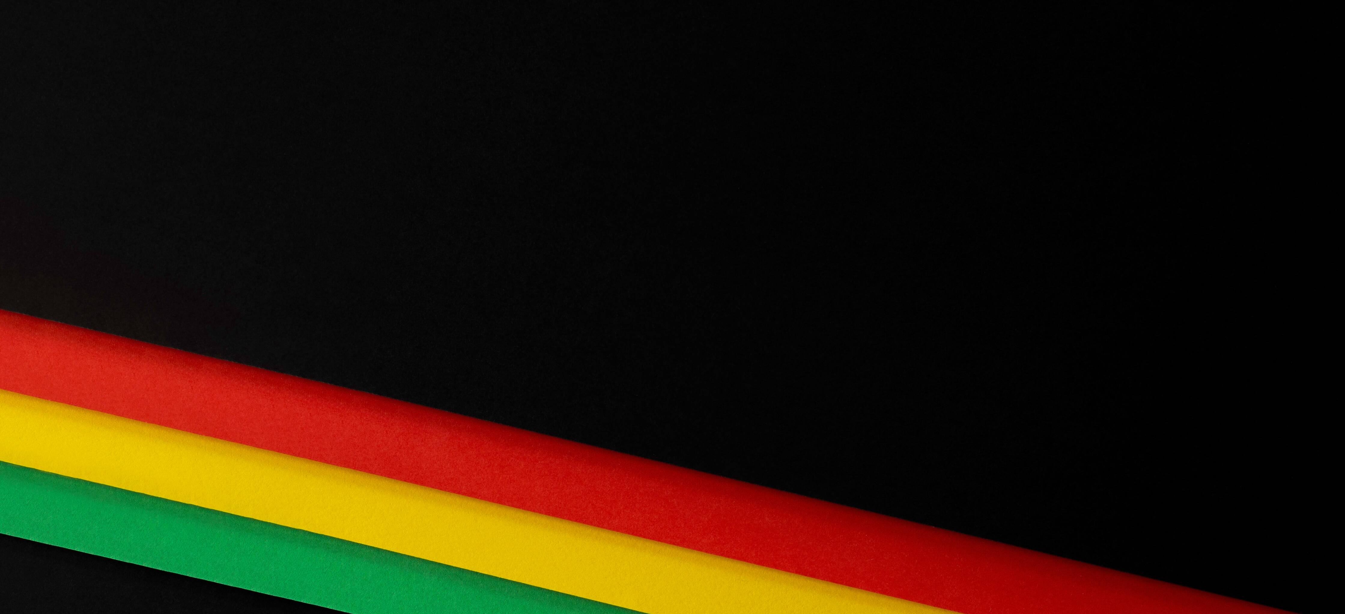 Black Red Yellow Green Graphic