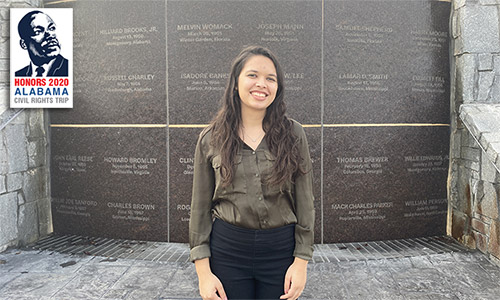 Carissa Stump at the National Memorial for Peace and Justice