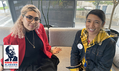 )left) Vivianna Rodriguez with (right) Maryam Salmanova