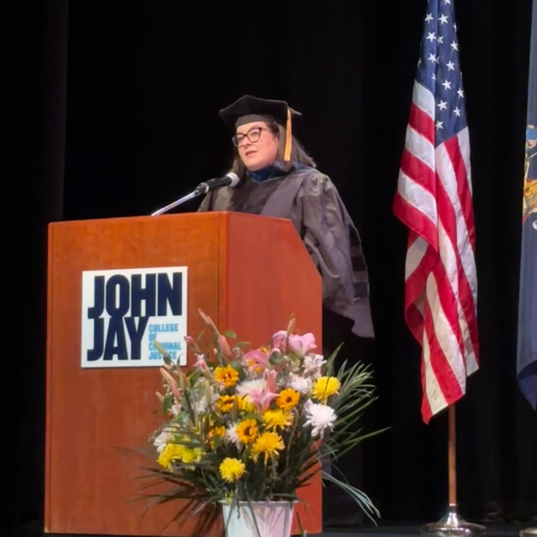 Natacha at 2025 Commencement