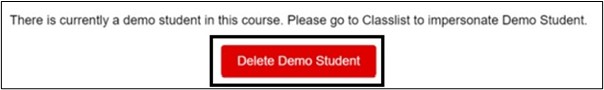 Select Delete Demo Student. 
