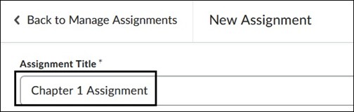 Image of Assignment Title. 