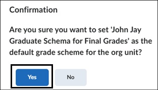 Image of Schema Confirmation. 