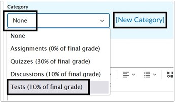 Image of Adding Category 