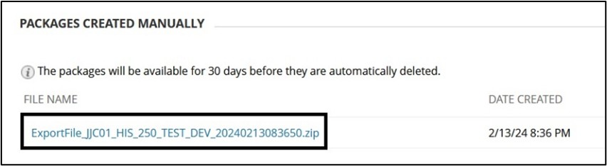 Image of Export File Link 