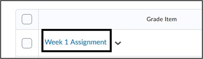 Image of Grade item. 