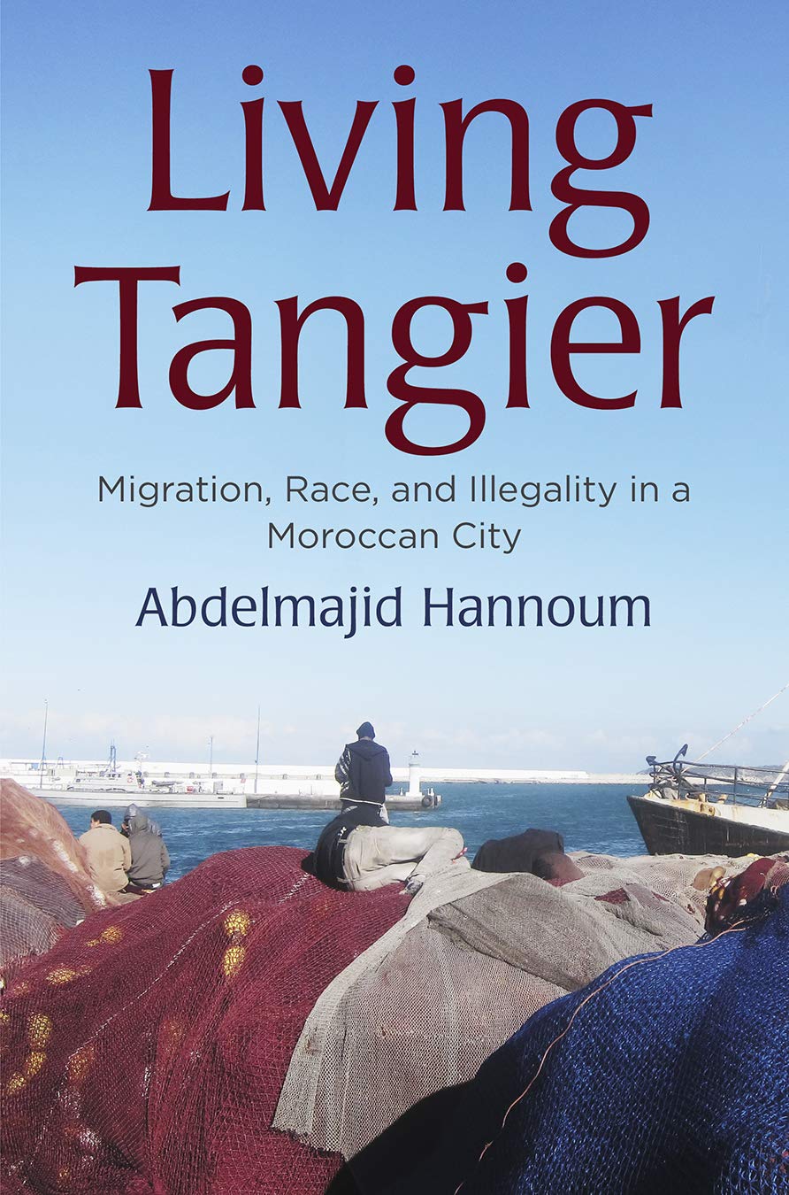 "Living Tangier" by Abdelmajid Hannoum book cover