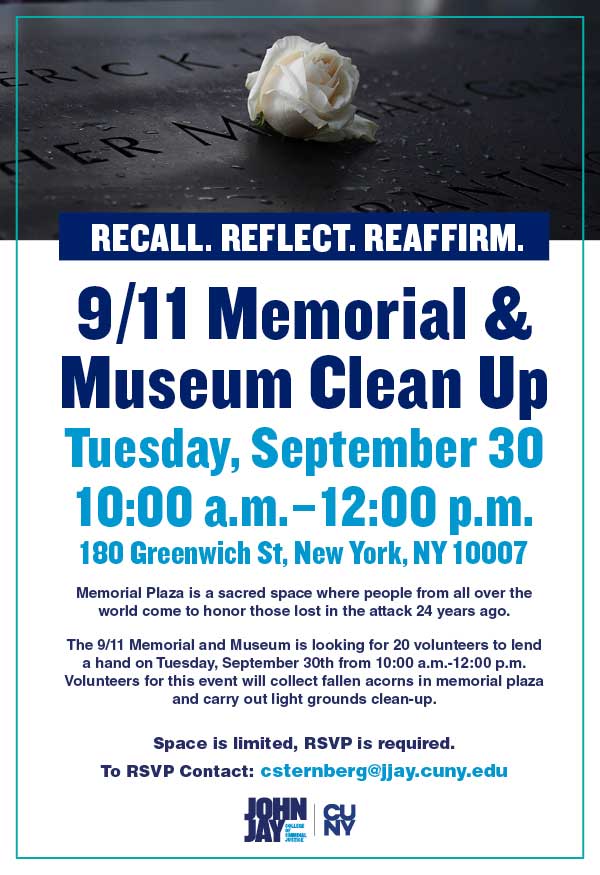 9/11 Memorial & Museum Clean Up 2025