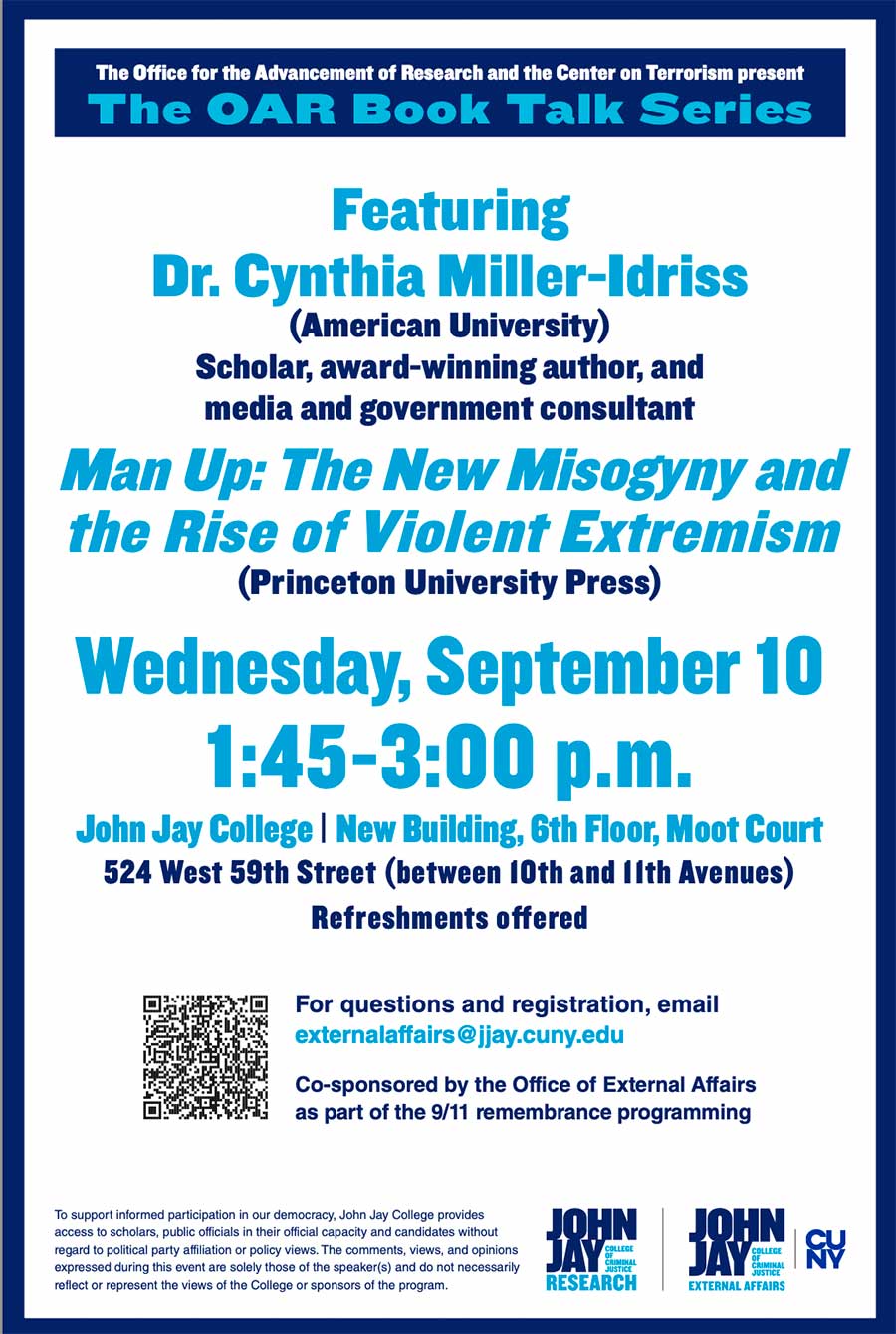 OAR book talk with Cynthia Miller-Idriss on September 10, 2026