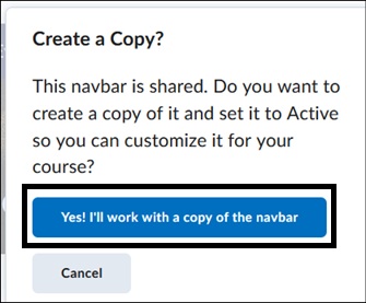 Create a Copy of a Navbar pop-up