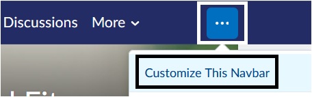Customize This Navbar Selection.