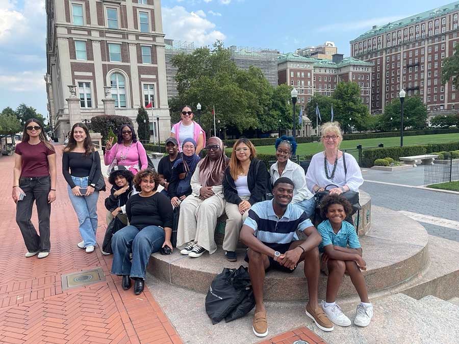 SEEK students visit Columbia University