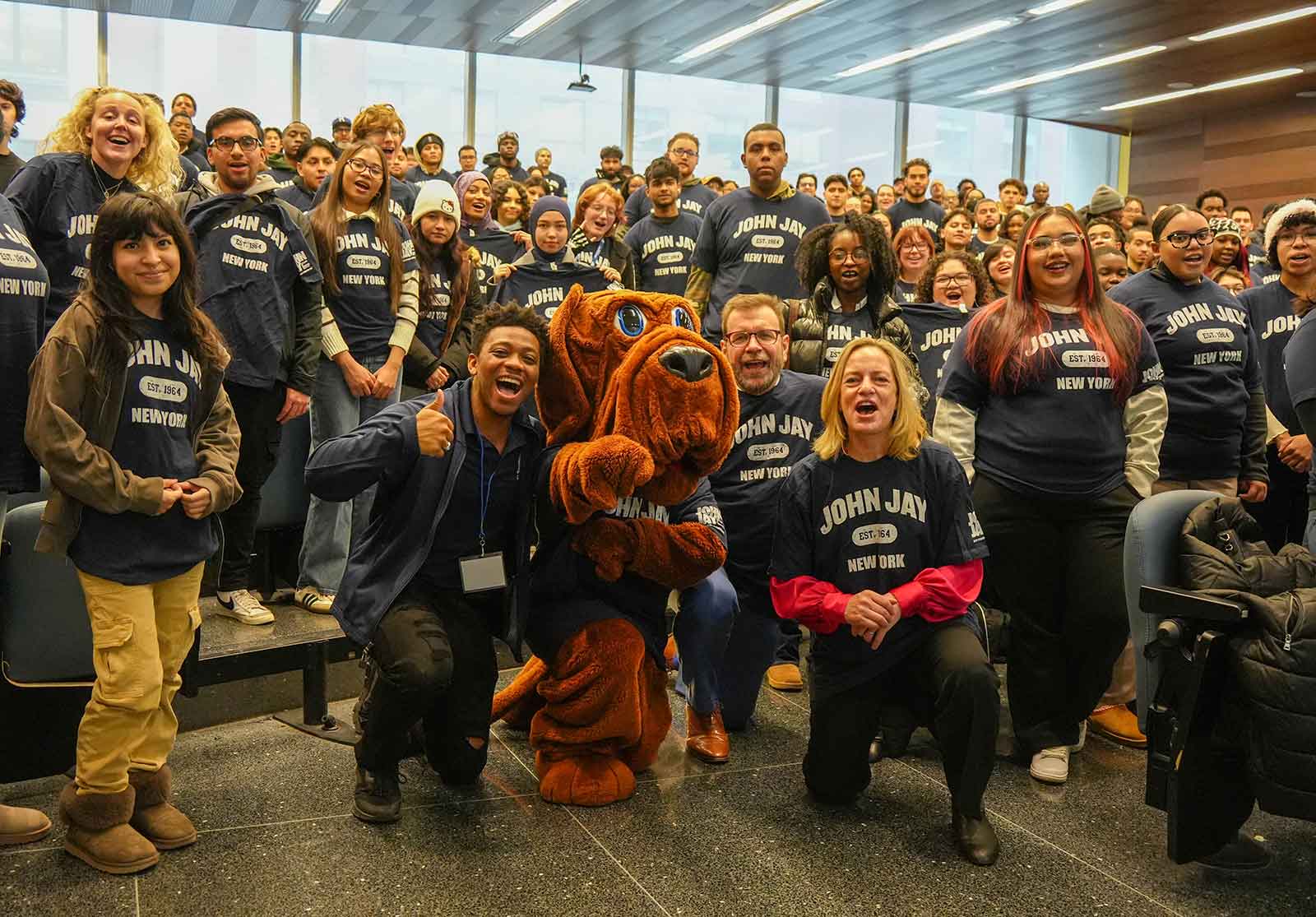 Students with Bloodhound