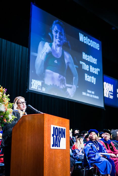Heather “The Heat” Hardy delivers her keynote address 