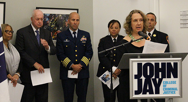 Gina Rae Foster reading her poem