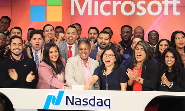 John Jay Students and Dreamers at NASDAQ