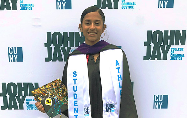 Prashad at commencement