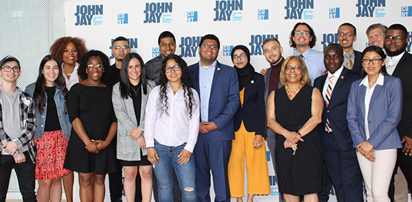 Musarrat Lamia, President Mason, and Fidel Osorio