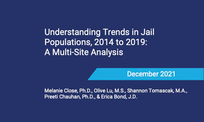 Understanding Trends in Jail Populations analysis cover report
