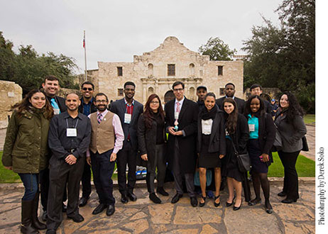 John Jay science students at the 14th Annual Biomedical Research Conference for Minority Students in San Antonio