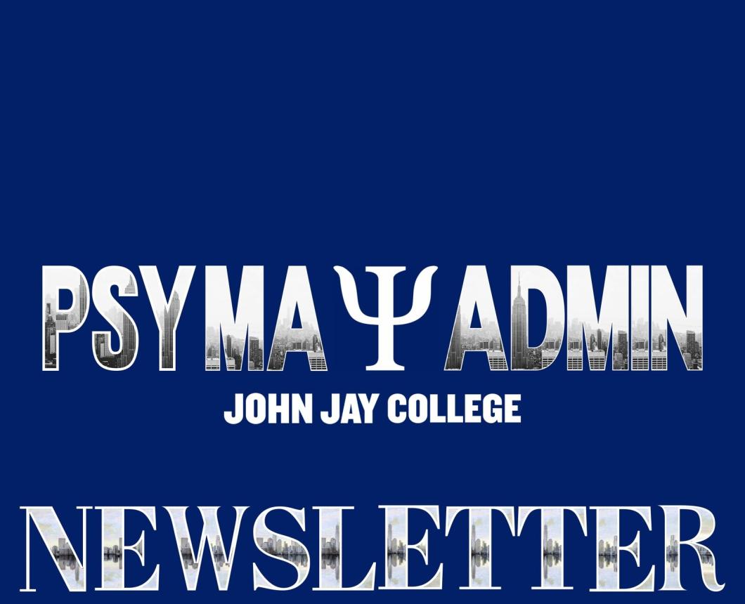 PSY MA Admin John Jay College Newsletter