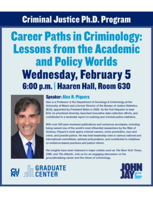 Career Paths in Criminology
