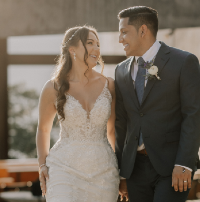 Santos Garcia Avelar ’20 & Stephanie Garcia Avelar ’18 wedding day